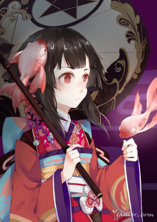 阴阳师手游萝莉神乐壁纸美图鉴赏637