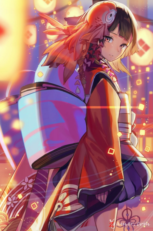 阴阳师手游萝莉神乐壁纸美图鉴赏84