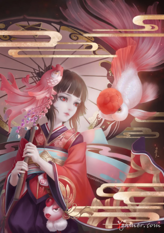 阴阳师手游萝莉神乐壁纸美图鉴赏721