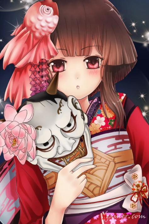阴阳师手游萝莉神乐壁纸美图鉴赏828