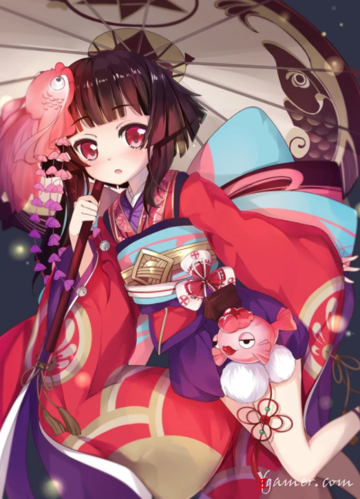 阴阳师手游萝莉神乐壁纸美图鉴赏588