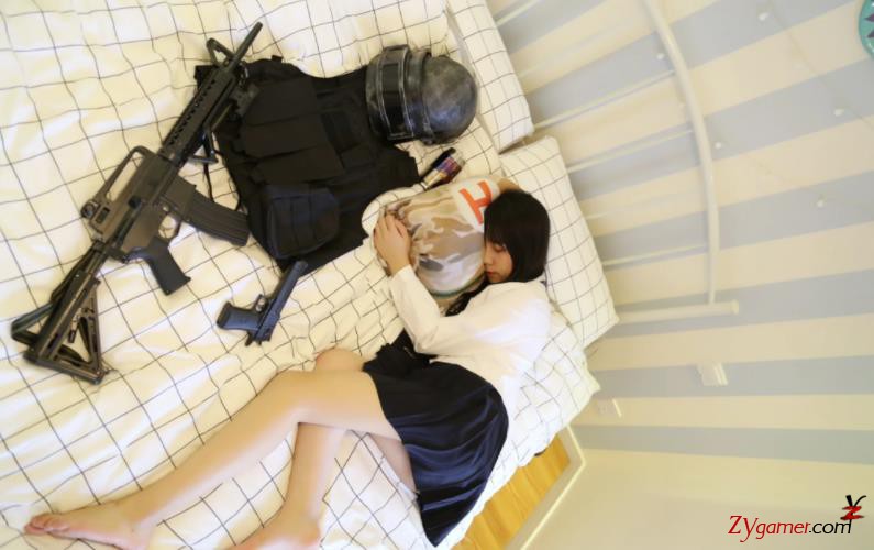 绝地求生美女真人吃鸡装扮CosPlay美图147