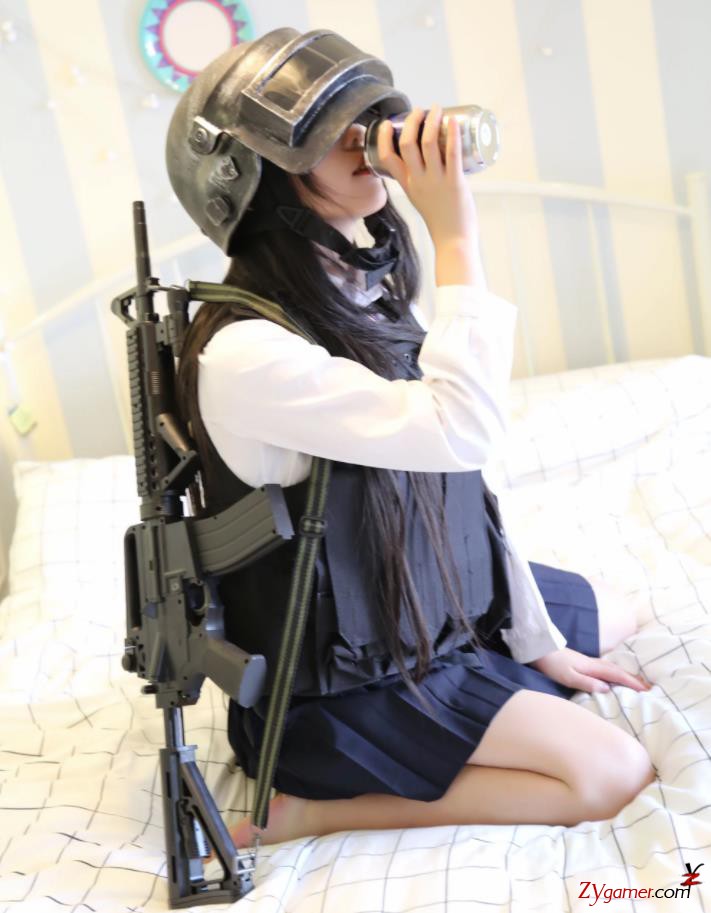 绝地求生美女真人吃鸡装扮CosPlay美图221