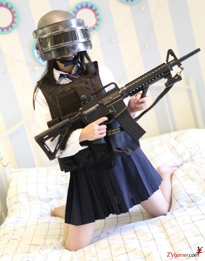 绝地求生美女真人吃鸡装扮CosPlay美图210