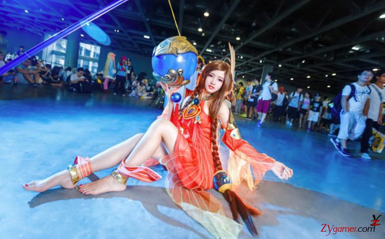 王者荣耀美女玩家COS大乔很美很仙742