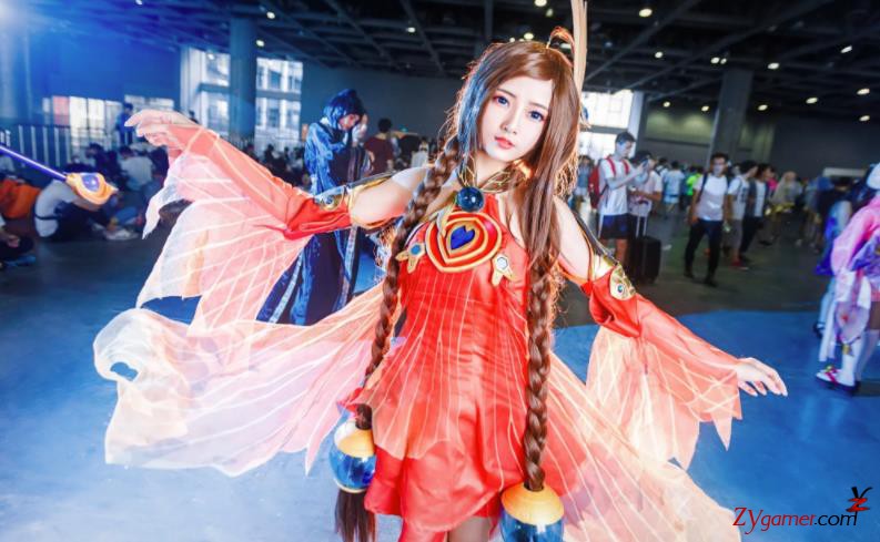 王者荣耀美女玩家COS大乔很美很仙275